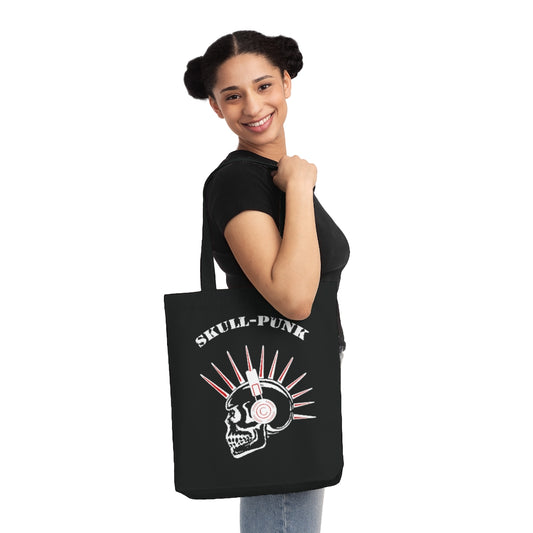 SKULL-PUNK "Headphone" Tote Bag