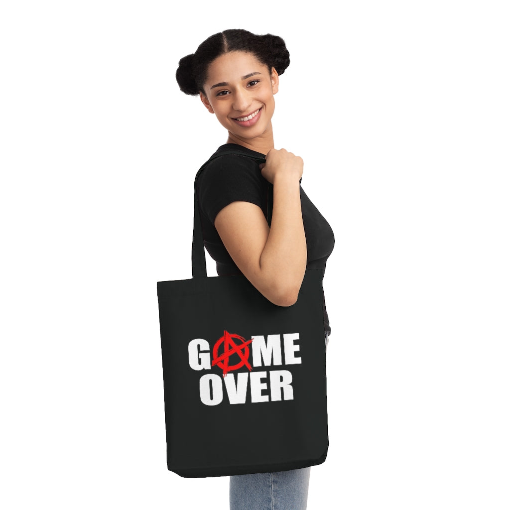 SKULL-PUNK "Game Over" Tote Bag